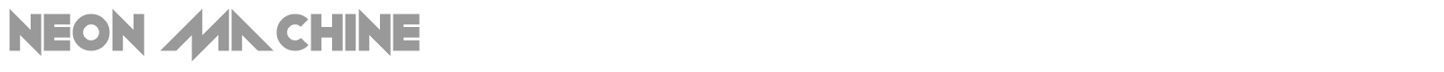 Neon Machine font preview
